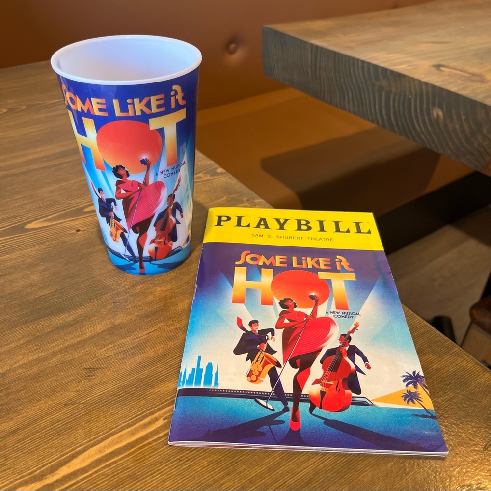 Some Like It Hot Broadway Playbill and Collectible Cup!